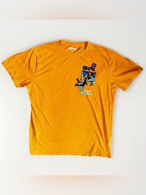 Staple Pigeon World Tour Orange XL Graphic/embroidered Origami Pocket